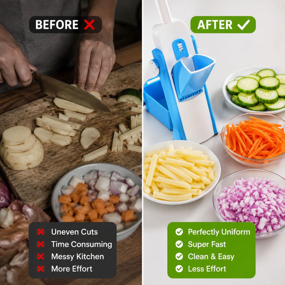 Multi-Functional Vegetable Chopper | Instant Veggie Chopper | Fast & Effortless 🥕
