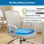 Cushion Seat Flex Pillow Gel Orthopedic Seat Cushion Pad (Egg Sitter)