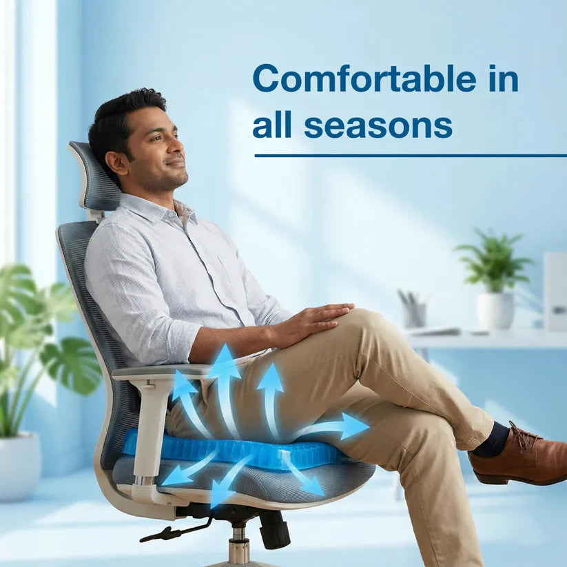 Cushion Seat Flex Pillow Gel Orthopedic Seat Cushion Pad (Egg Sitter)